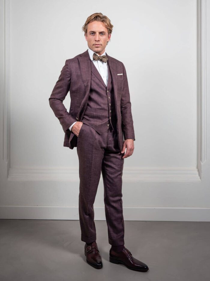 Wedding suit Maroon