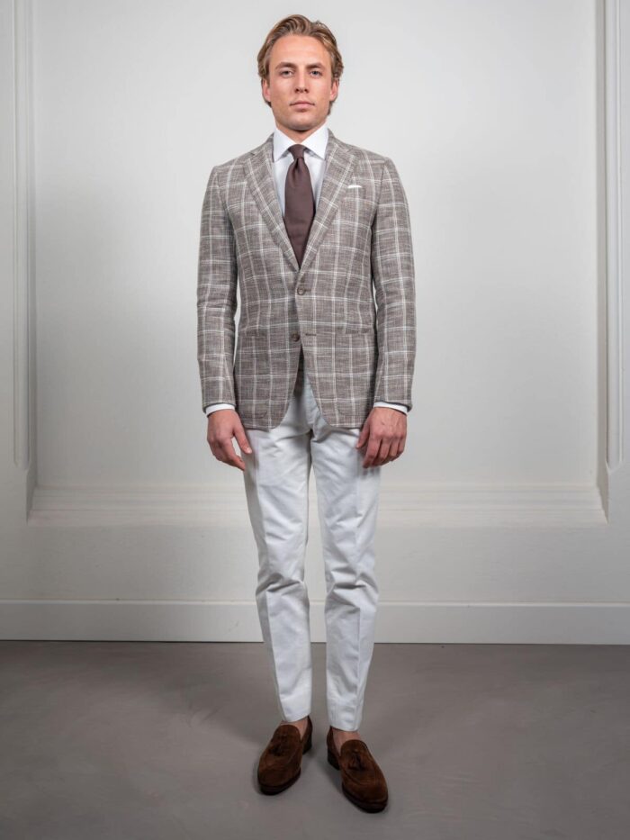 Oak plaid wedding suit