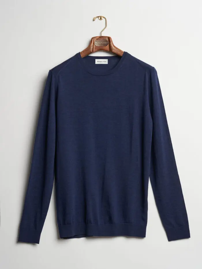 midnight blue crewneck op maat