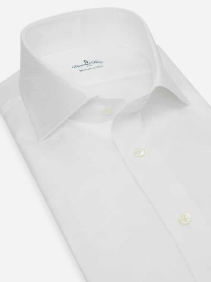 white custom cotton shirt