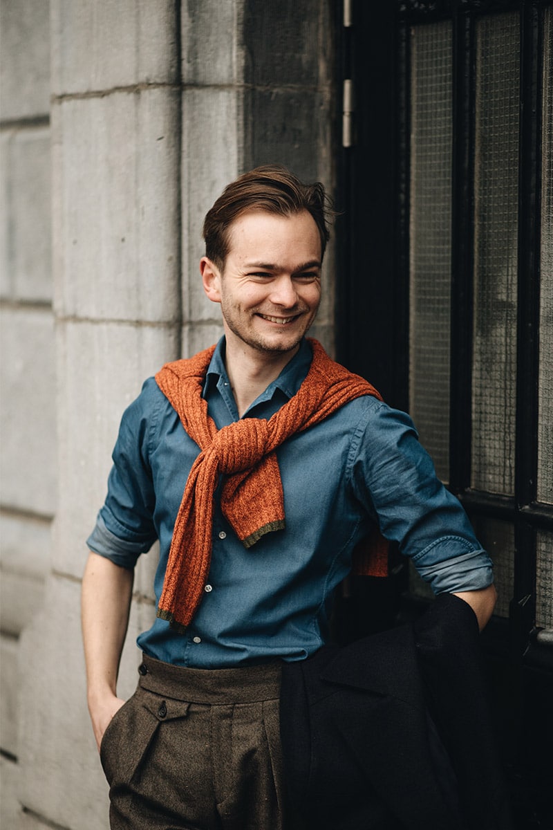 streetstyle knitwear oranje