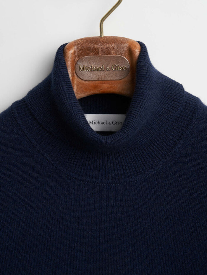 Cashmere coltrui Michael Giso Navy | Michael & Giso