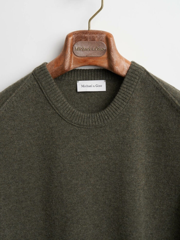 Cashmere knitwear Khaki | Michael & Giso