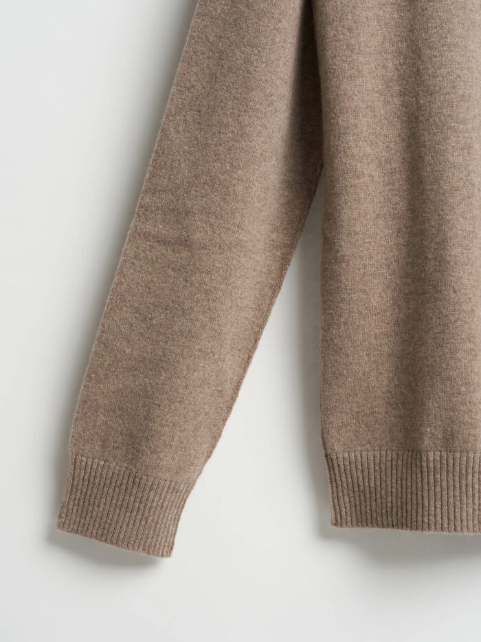 Empoli taupe cashmere trui | Michael & Giso