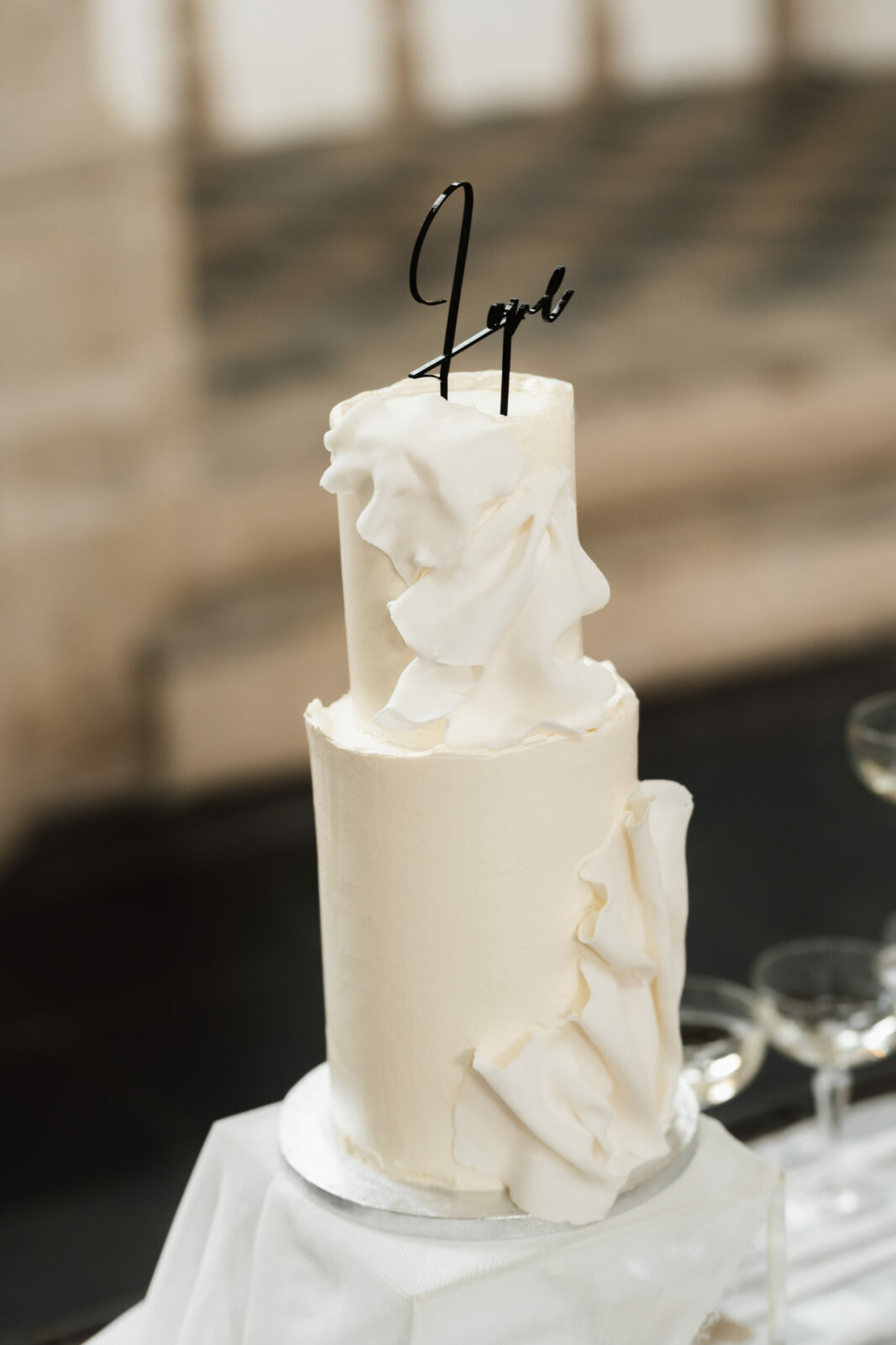 bruiloft taart wedding cake duurzame wedding scaled e1660832105498 | Michael & Giso