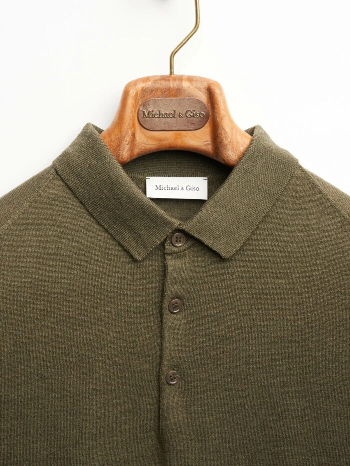 Olive Groen Poloshirt | Michael & Giso