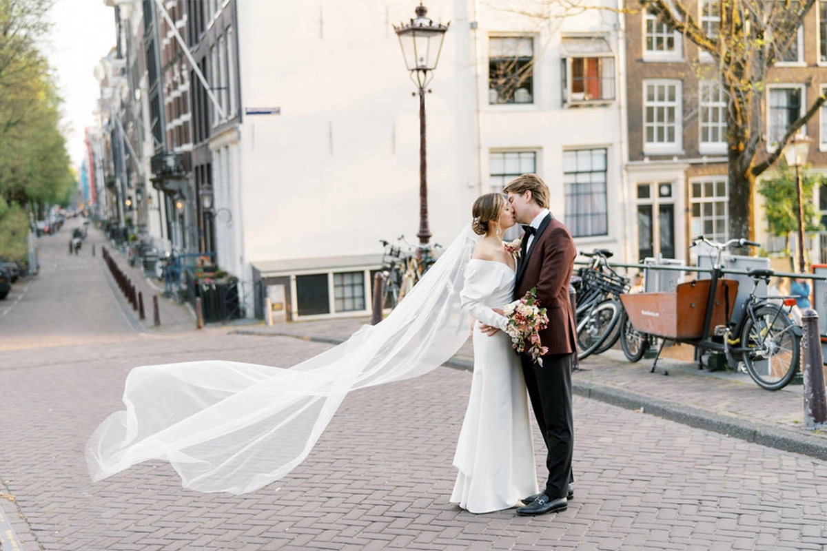 amsterdam wedding marriage weddingdress suit weddingsuit | Michael & Giso