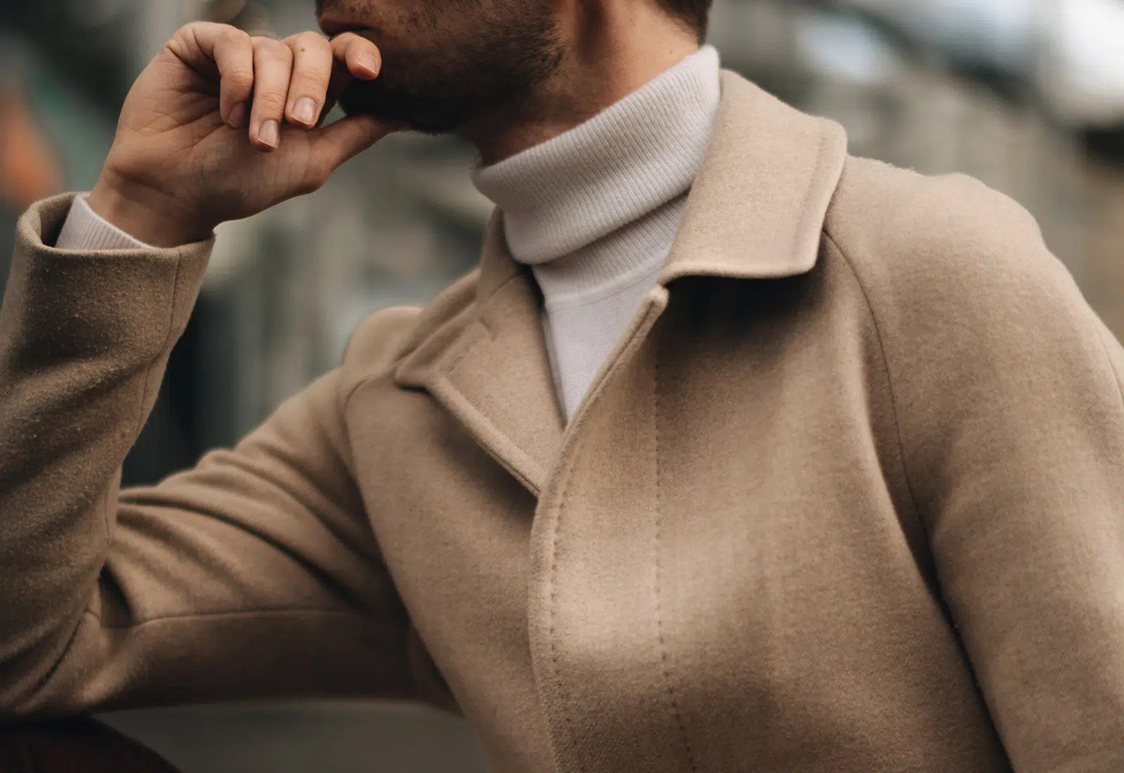 cashmere knitwear turtleneck tailors wardrobe | Michael & Giso