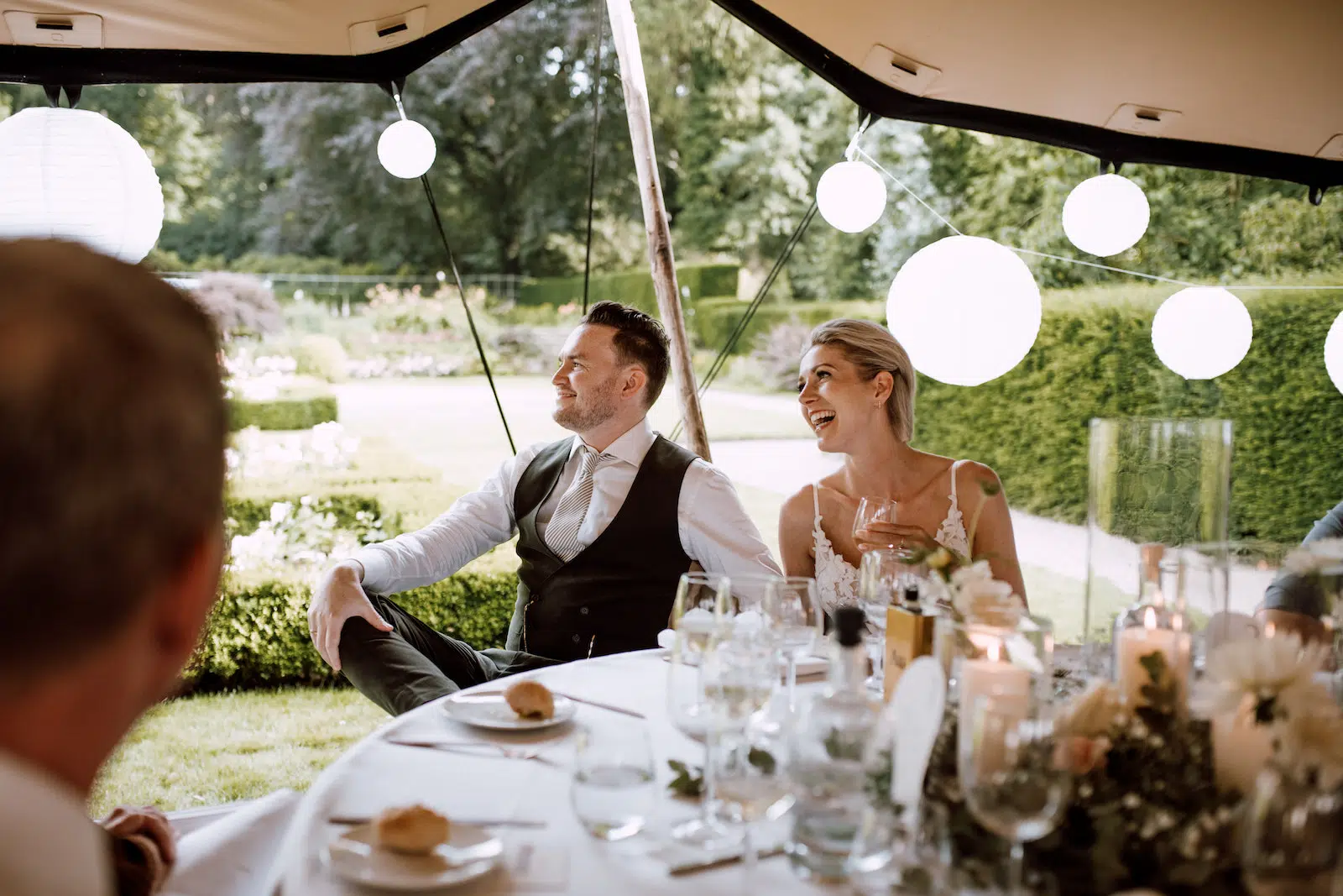 diner wedding bruiloft bruidegom bruid | Michael & Giso