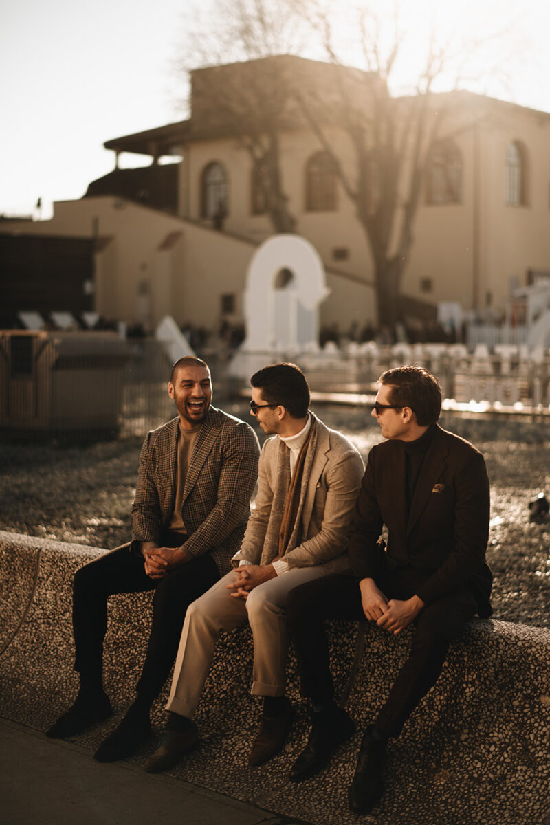 Michael & Giso op Pitti Uomo