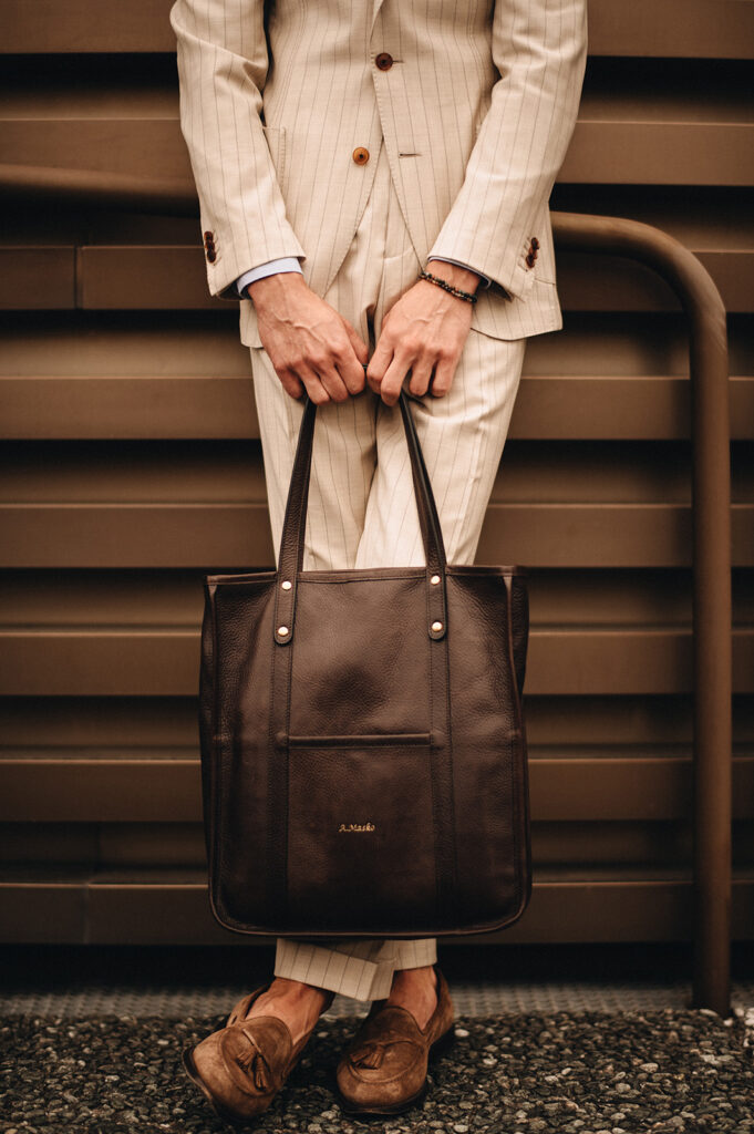 Pitti Uomo 104 Summery pinstripe suit | Michael & Giso