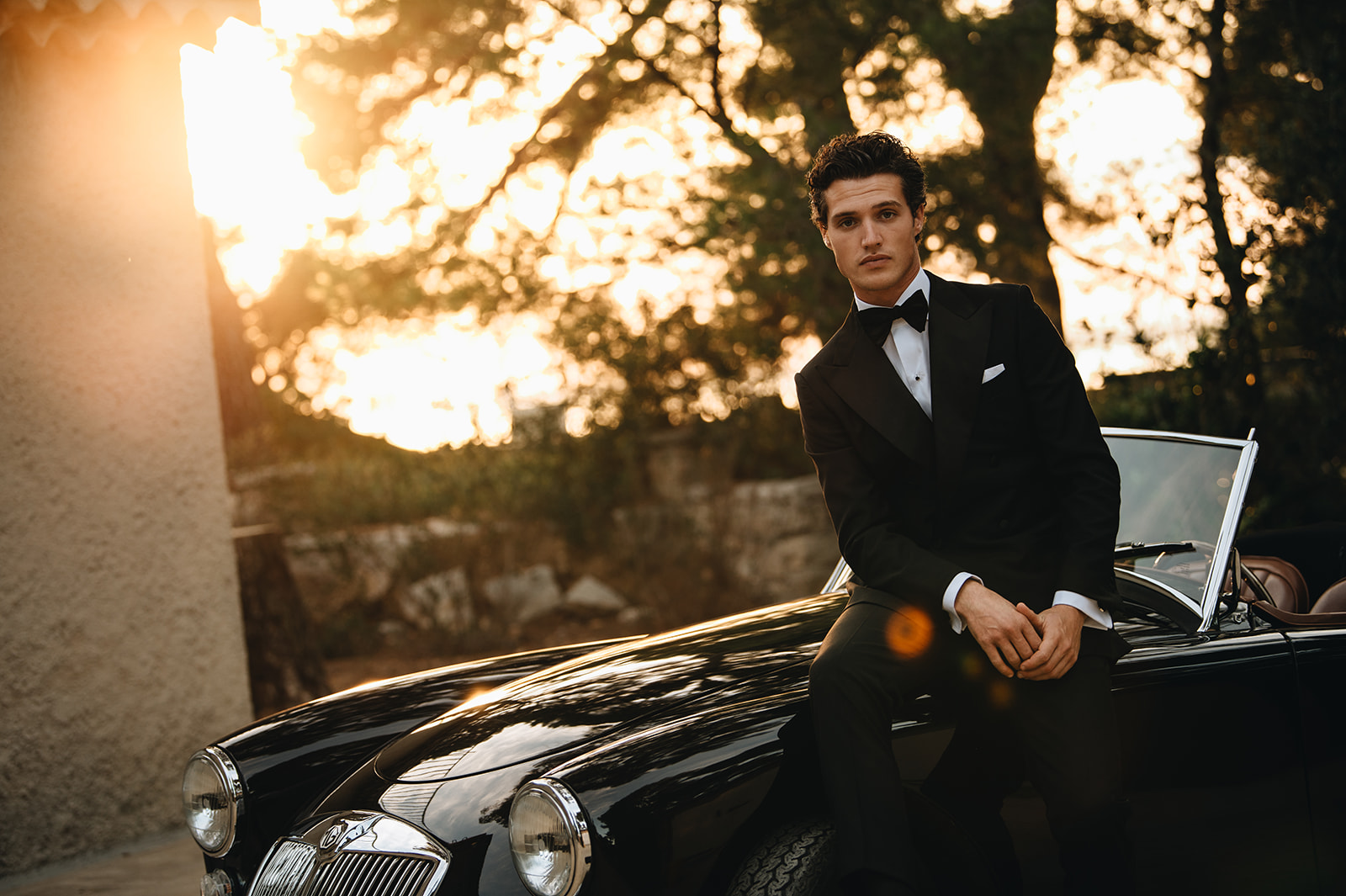 dresscode gala black tie oldtimer smoking | Michael & Giso