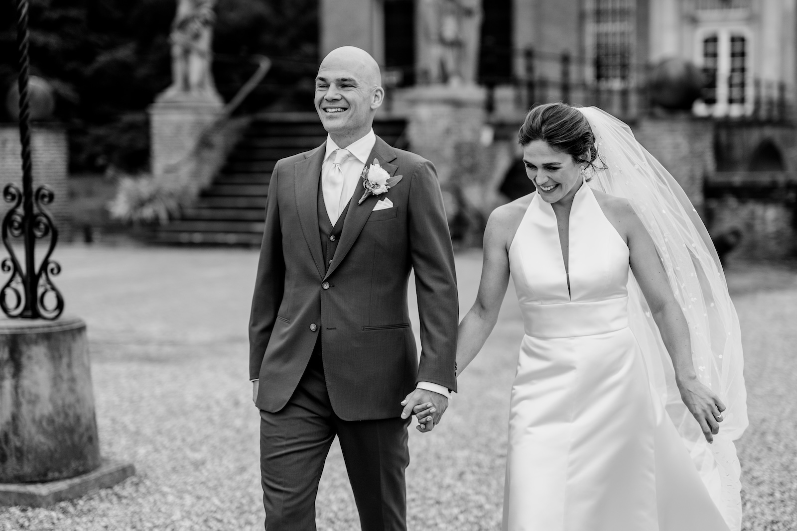 sanne bart trouwen just married trouwpak | Michael & Giso